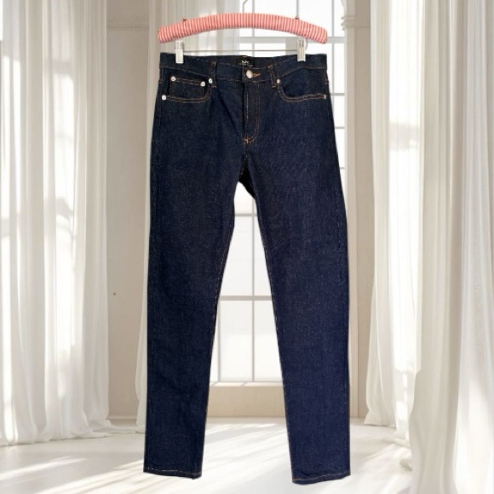 A.P.C. Petit New Standard Blue Japanese Raw Selvedge Denim Jeans Size 31